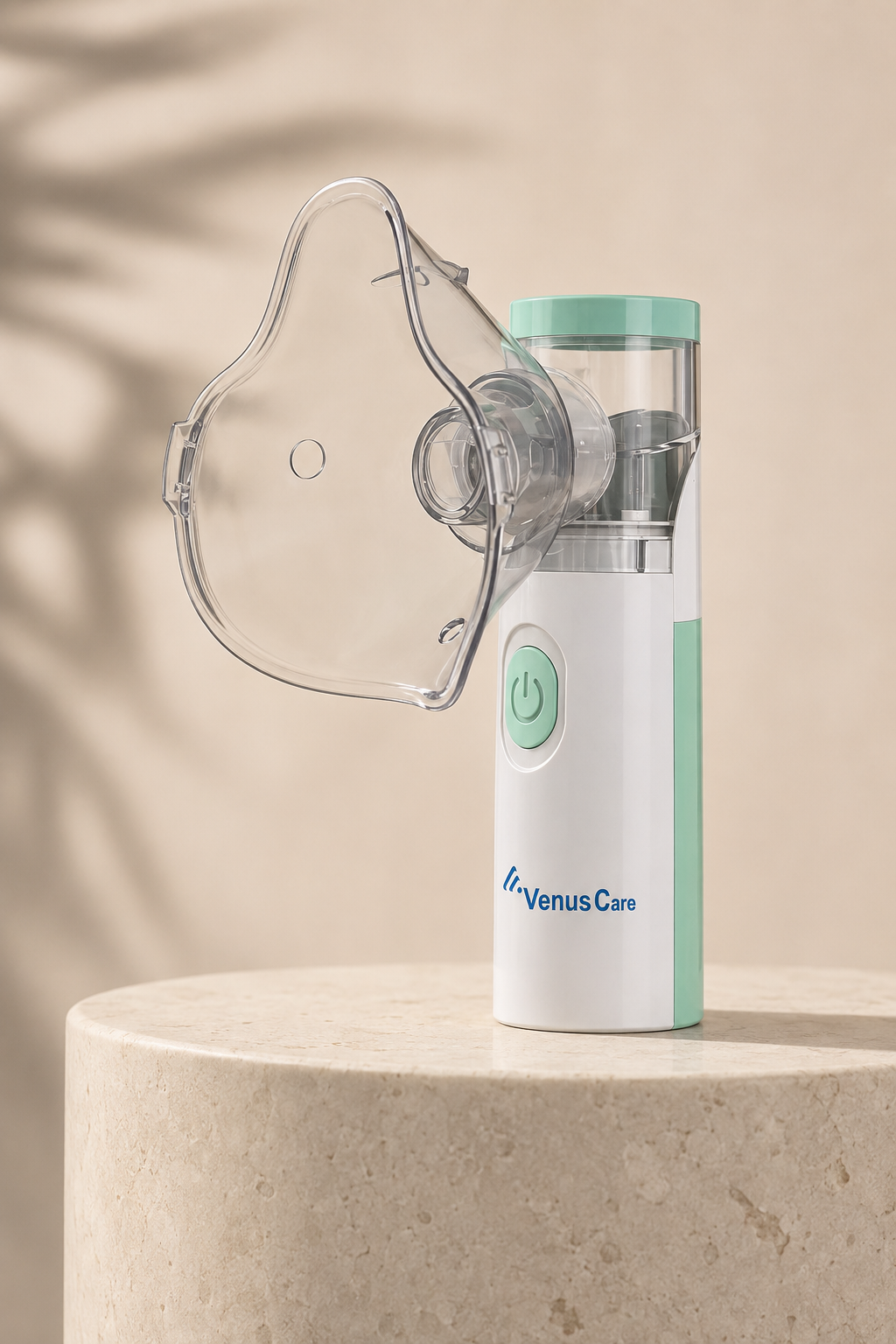 Venus Care V-303 Plus Portable Mesh Nebulizer with Mask | Quiet Handheld Nebulizer for Adults & Children